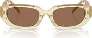 Tory Burch 52mm Rectangular Sunglasses