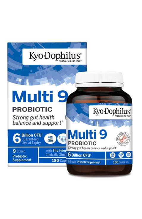 Multi 9  Probiotic, Strong gut health balance and support, 180 capsules
