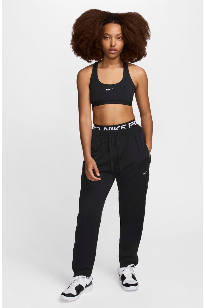 Dri-FIT Tear Away Basketball Pants, Alternate, color, BLACK/ BLACK/ WHITE
