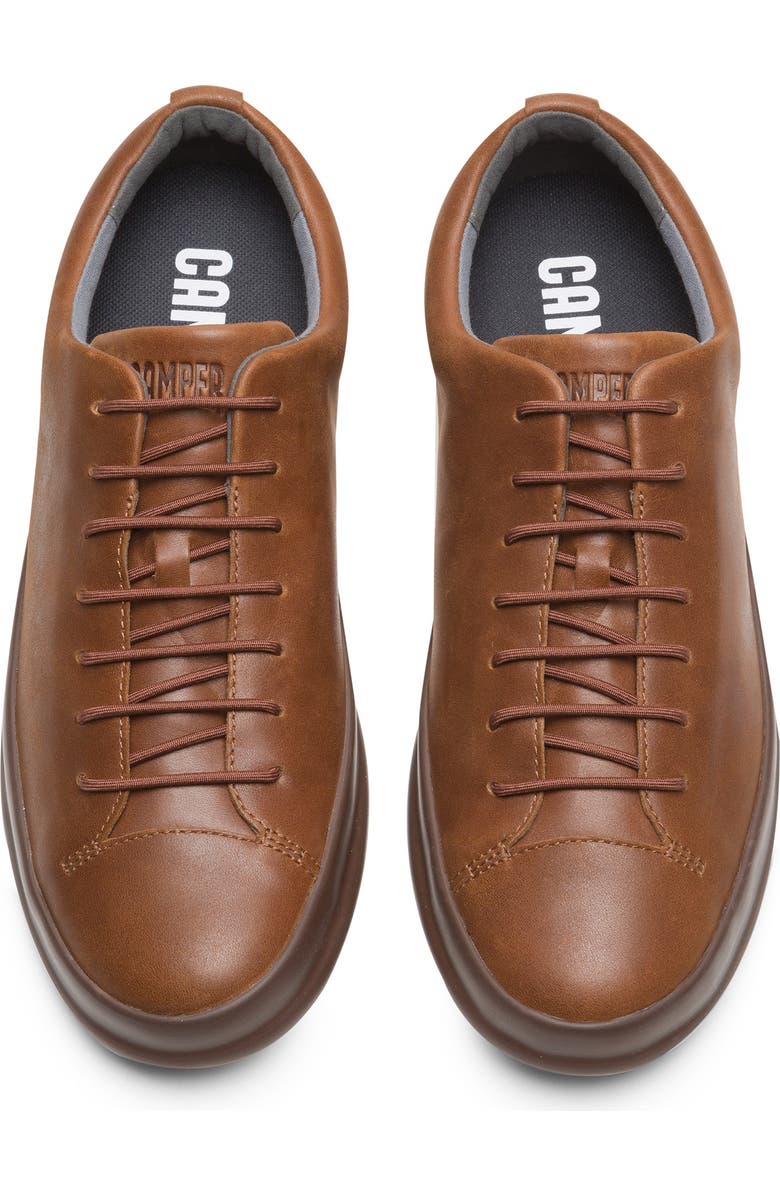 Camper Chasis Leather Sneaker, Alternate, color, Medium Bro
