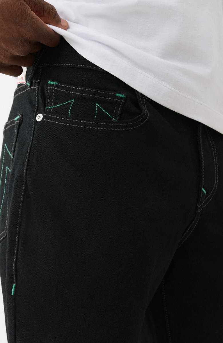 True Religion Geno Slim Fit Jeans, Alternate, color, 2Sb Black Rinse