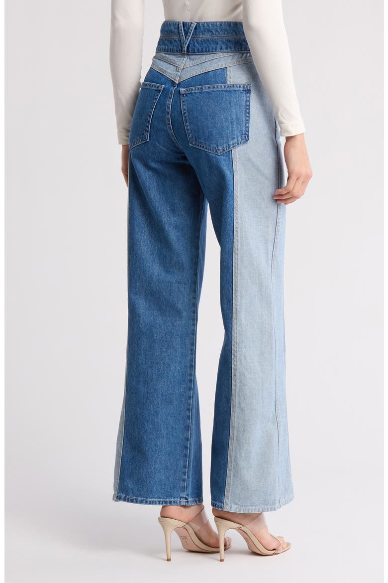 Taylor High Waist Wide Leg Jeans, Alternate, color, NEPTUNE