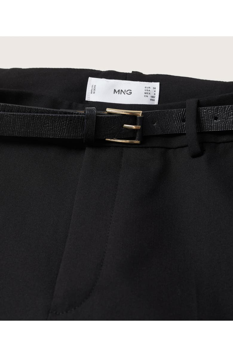 MANGO Belted Suit Pants, Alternate, color,