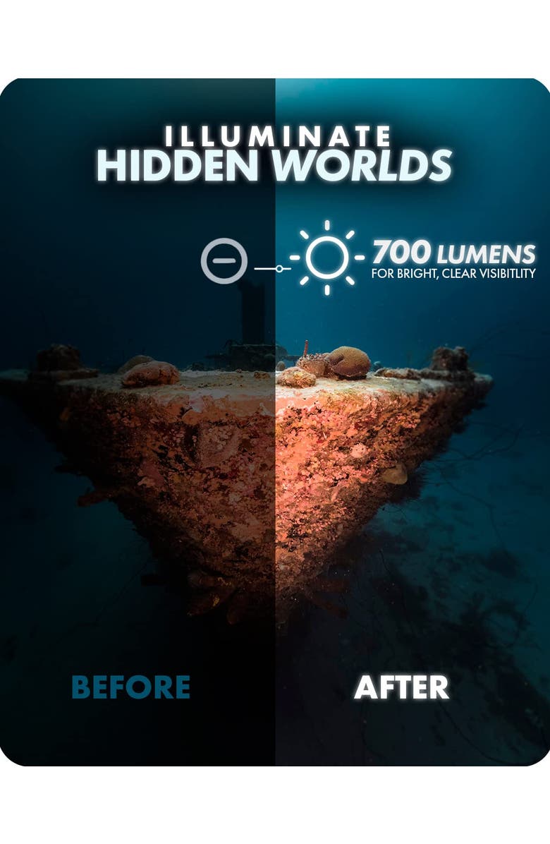 MOVO DiveRig3 Diving Rig Bundle with 2 Waterproof LED Lights - Compatible with GoPro HERO Series and DJI Osmo Action Cam, Alternate, color, Black