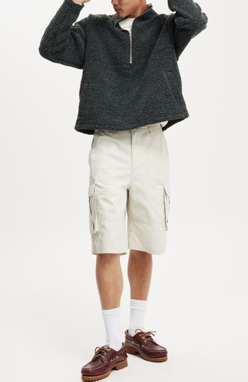 Shop Cotton On Baggy Cargo Short In Stone Twill