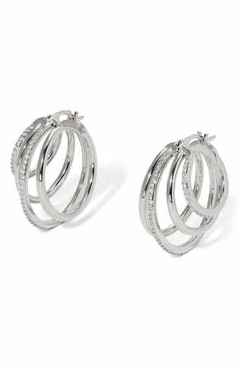 Nadri Juno Quadruple Hoop Earrings