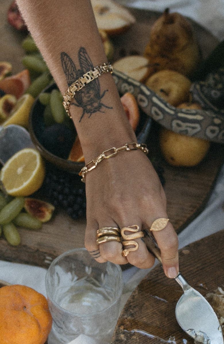 Child of Wild Asher Chain Bracelet, Alternate, color, Gold