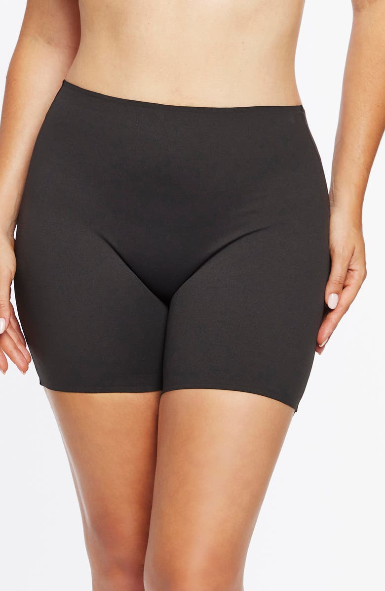 TC Dress Rehearsal Low Back Shaping Shorts, Main, color, Black