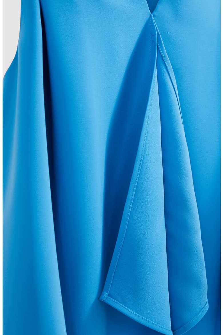 Simone Cowl Neck Sleeveless Trapeze Top, Alternate, color, BLUE