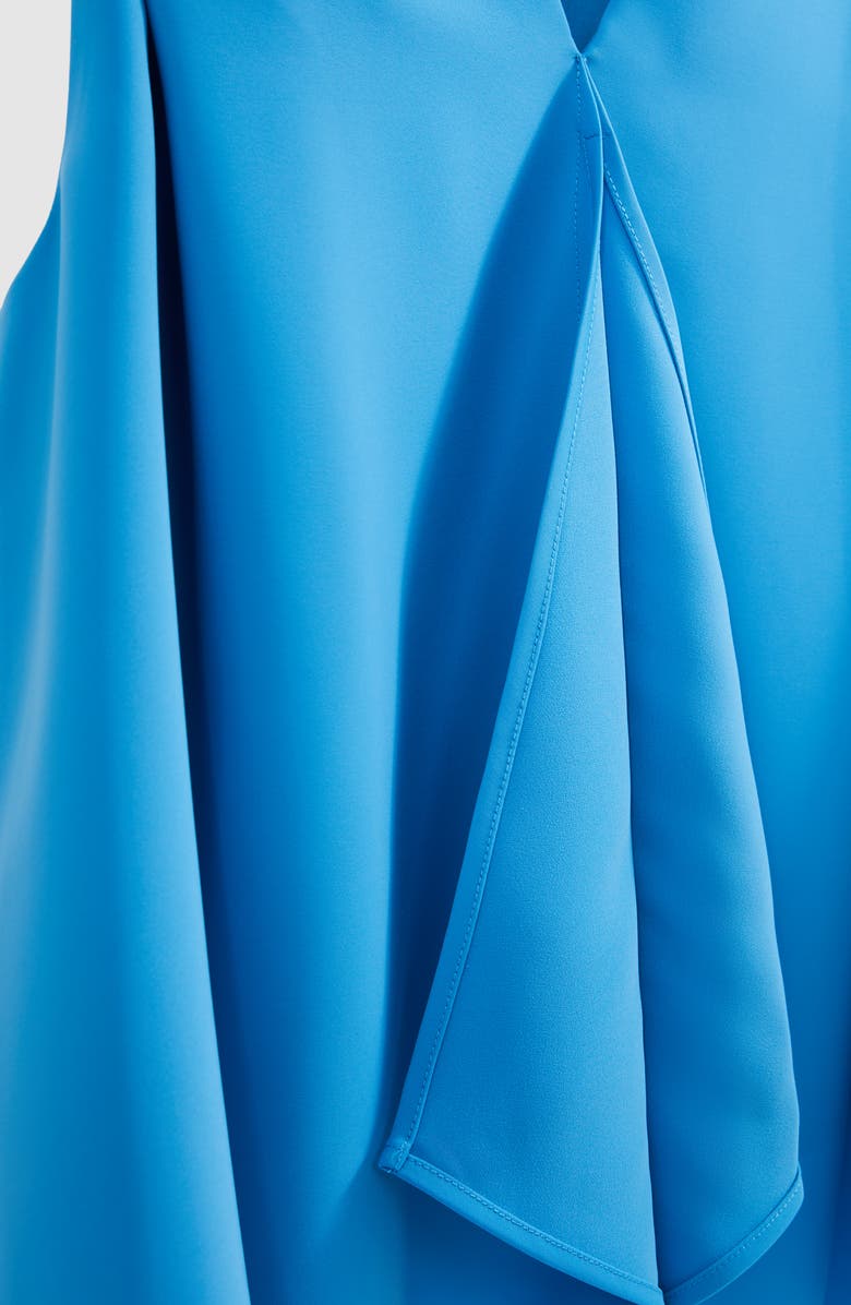 Reiss Simone Cowl Neck Sleeveless Trapeze Top, Alternate, color, Blue