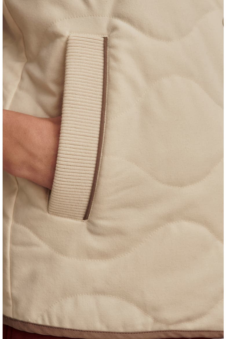 Lori Reversible Gilet, Alternate, color, ASH TAUPE / BIRCH