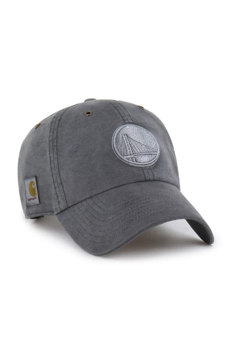 CARHARTT X 47 Men's Carhartt x '47  Charcoal Golden State Warriors Clean Up Adjustable Hat, Main, color, Charcoal