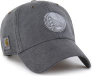 CARHARTT X 47 Men's Carhartt x '47 Charcoal Golden State Warriors Clean Up Adjustable Hat