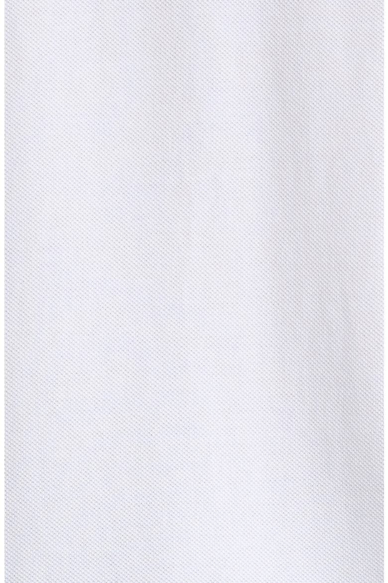 Tipped Cotton Piqué Polo, Alternate, color, WHITE