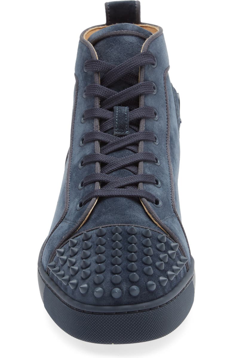 Christian Louboutin Lou Spikes High Top Sneaker, Alternate, color,