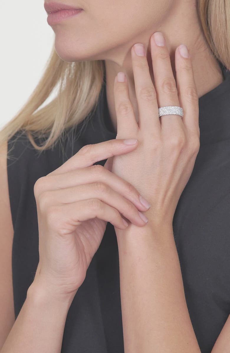 Bony Levy Diamond Pavé Wide Eternity Ring, Alternate, color,