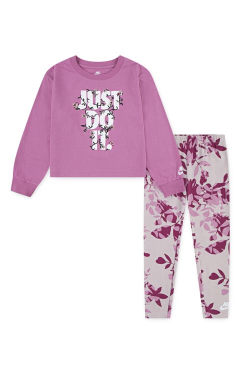 Kids' Club Long Sleeve T-Shirt & Leggings Set (Little Kid)