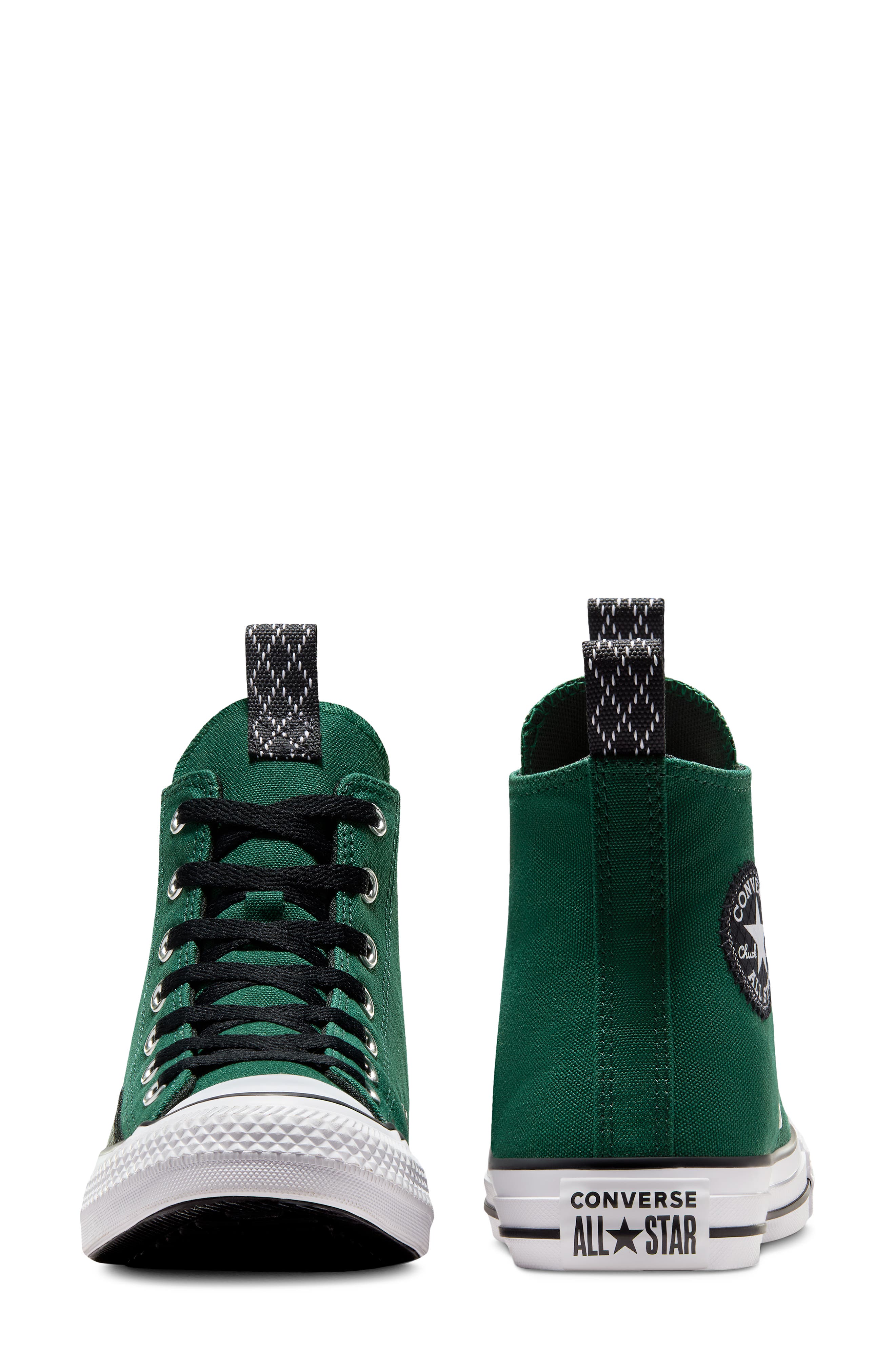 Converse Kids' Chuck Taylor<sup>®</sup> All Star<sup>®</sup> High Top Sneaker, Alternate, color, Green Envy/Black/White