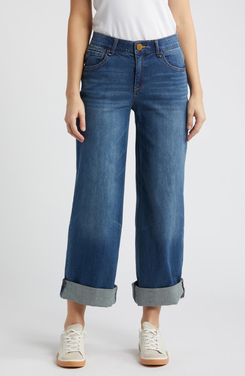 Wit & Wisdom 'Ab'Solution High Waist Straight Leg Jeans, Main, color, 