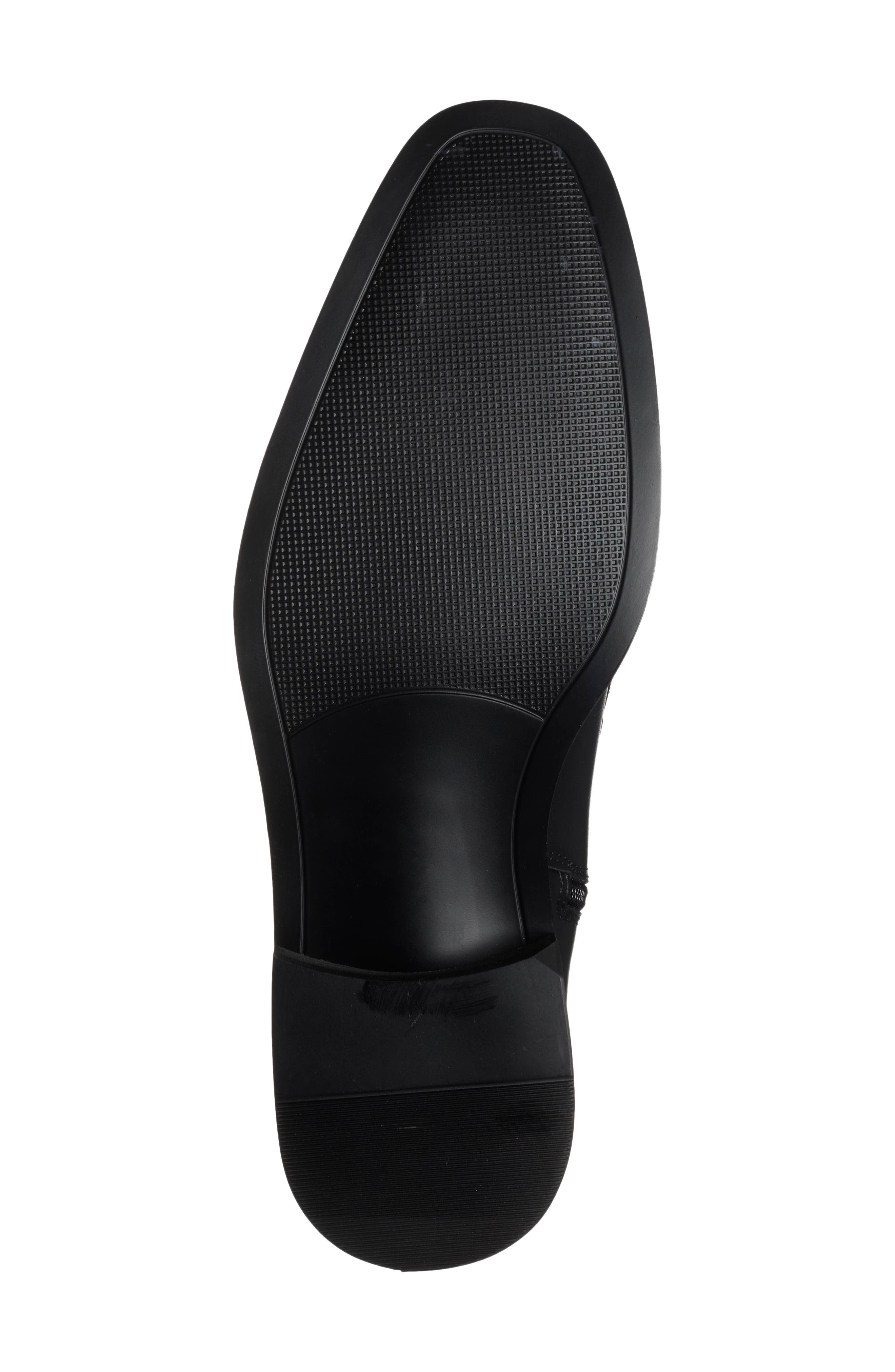 Rowan Jodhpur Faux Leather Boot, Alternate, color, BLACK