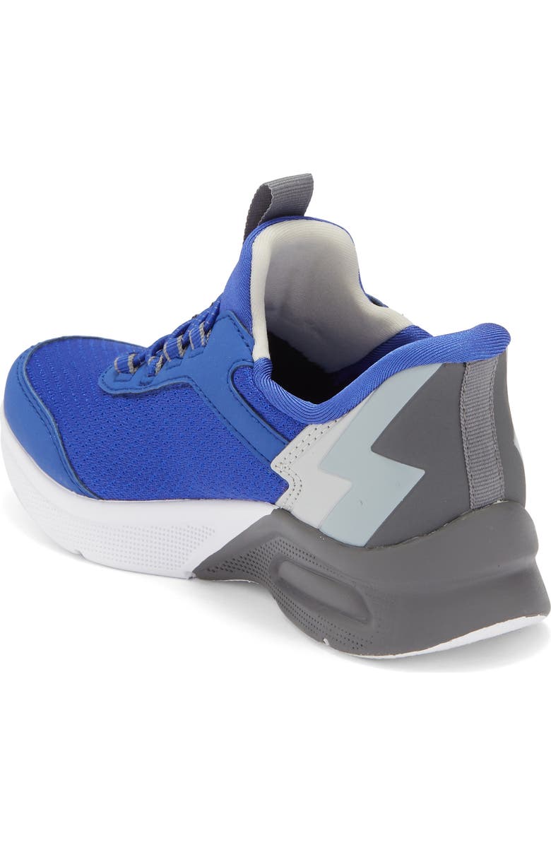 SKECHERS Kids' Microspec Max Sneaker, Alternate, color, Blue/ Grey