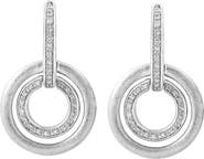 EFFY Sterling Silver Diamond Drop Earrings - 0.16ct
