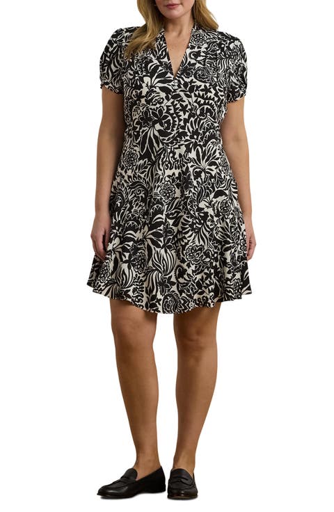 オールインワン・サロペット Lauren Ralph Lauren Hakan Short Sleeve Day Dress 26497928_56381382_1000.jpg