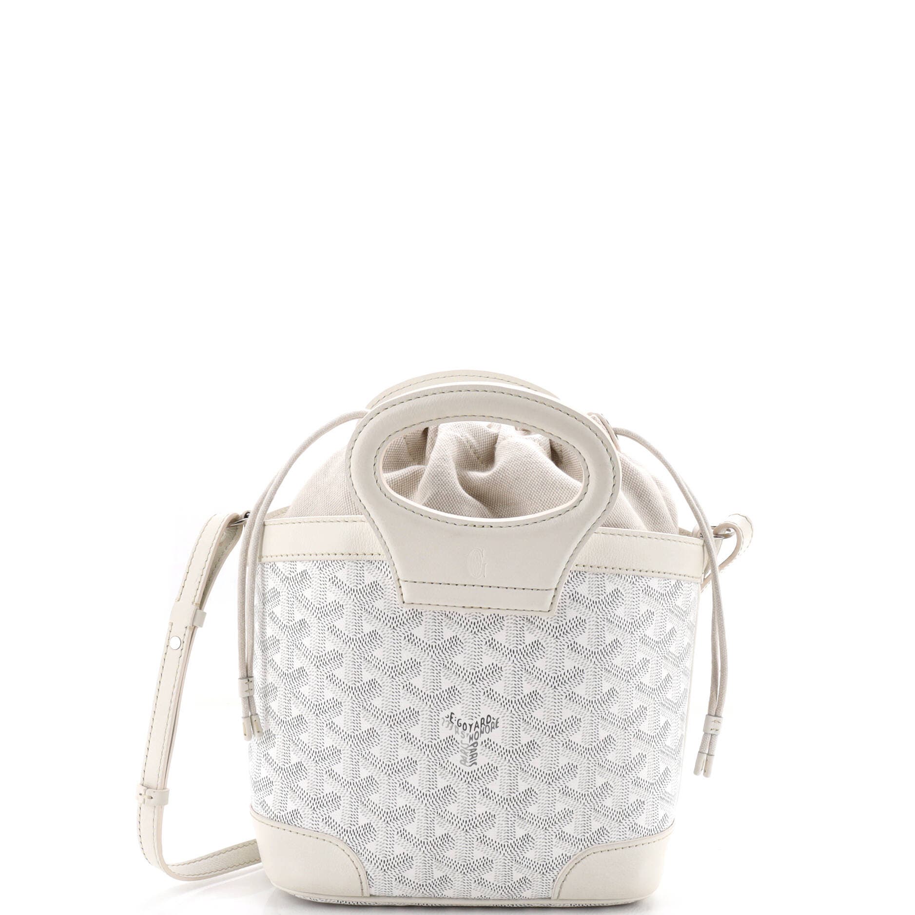 Beluga Bag Coated Canvas Mini, Main, color, White