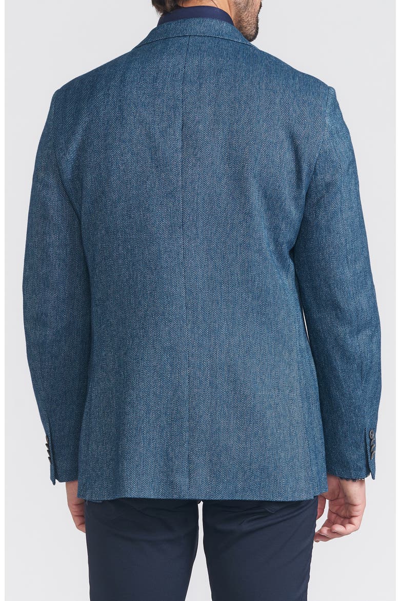 Herringbone Sport Coat, Alternate, color, BLUE