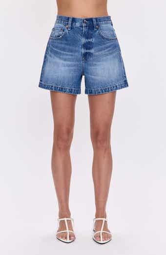 Saige High Waist Denim Shorts