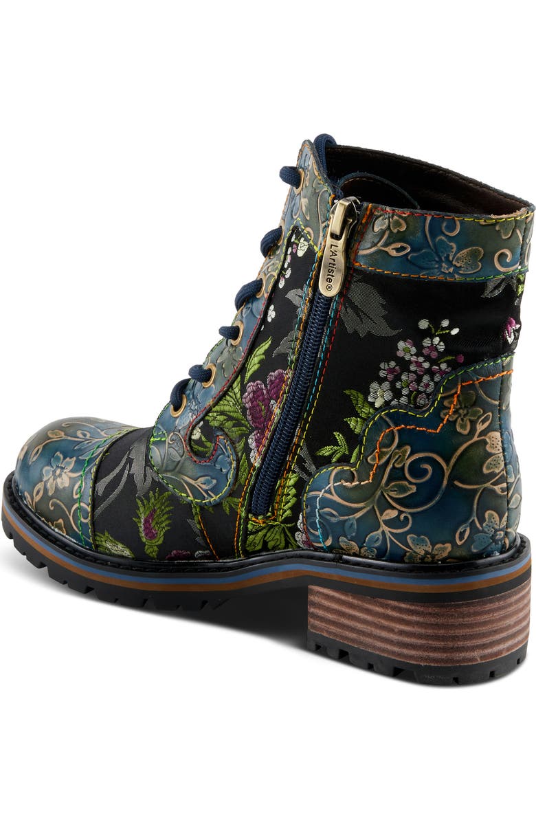 L'Artiste by Spring Step L'Artiste Fantastic Lace-Up Boot, Alternate, color, Blue Multi