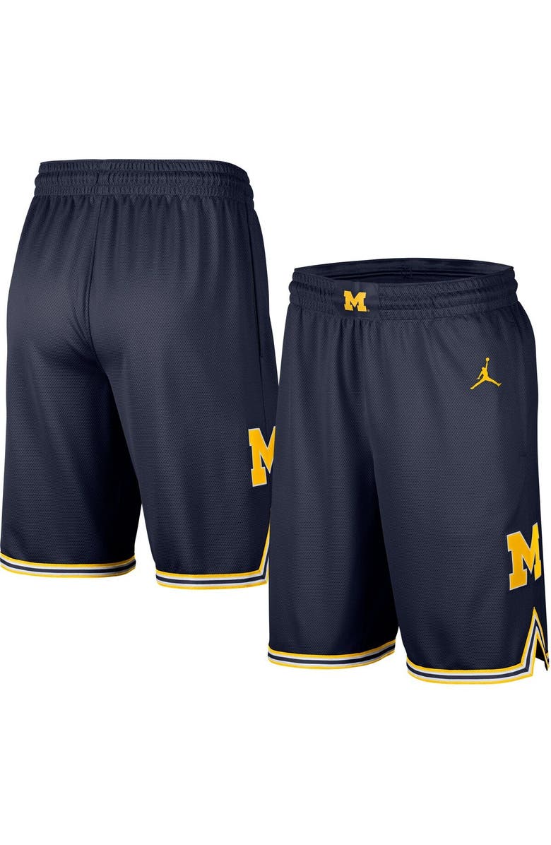 Jordan Brand Men's Jordan Brand Navy Michigan Wolverines Limited Basketball Shorts, Alternate, color, Navy