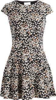 Reformation Yves Floral Knit Minidress