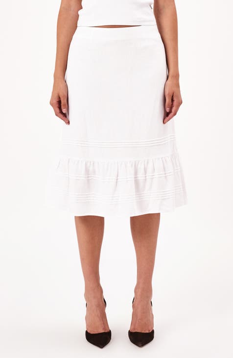 Women s Linen Blend Skirts Nordstrom