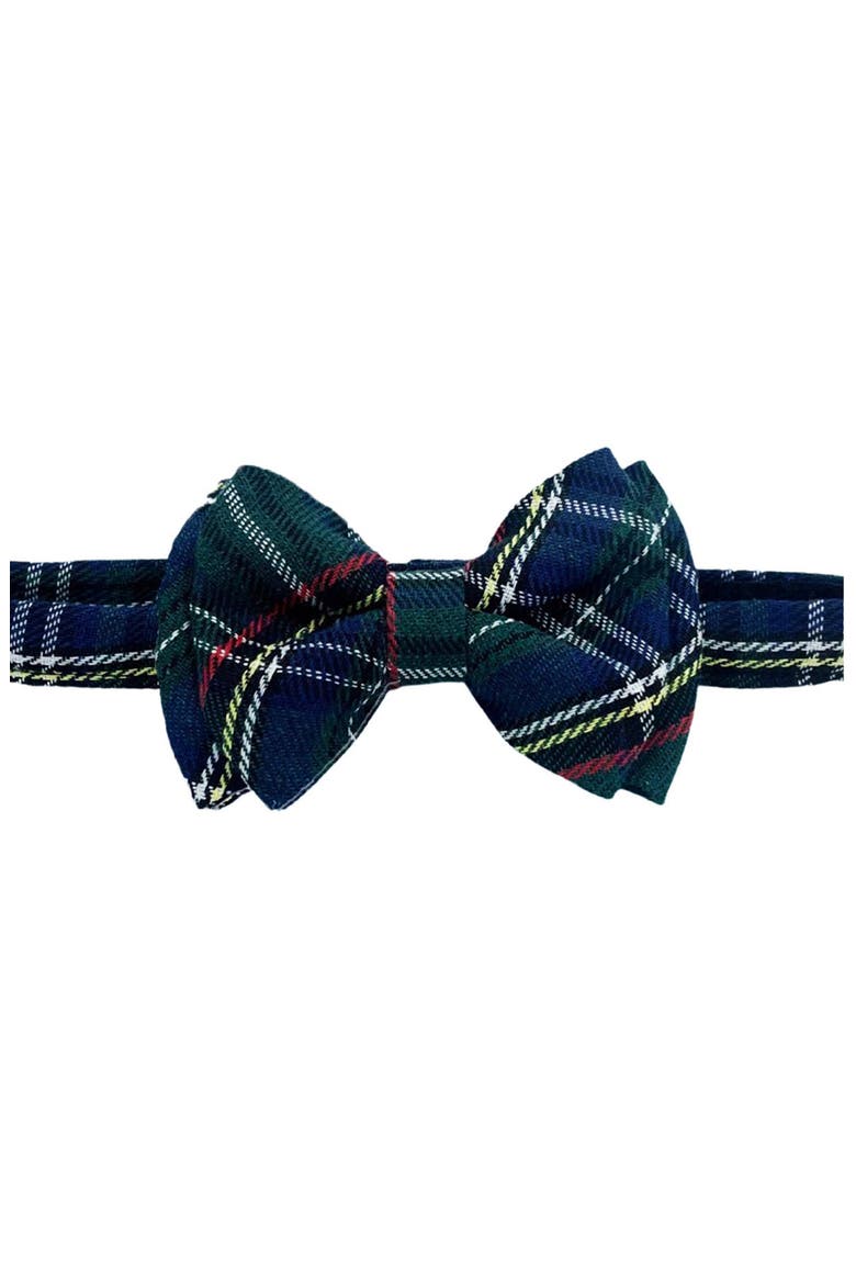 Plaid Bow Tie, Main, color, Green