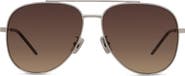 Givenchy City 58mm Gradient Pilot Sunglasses