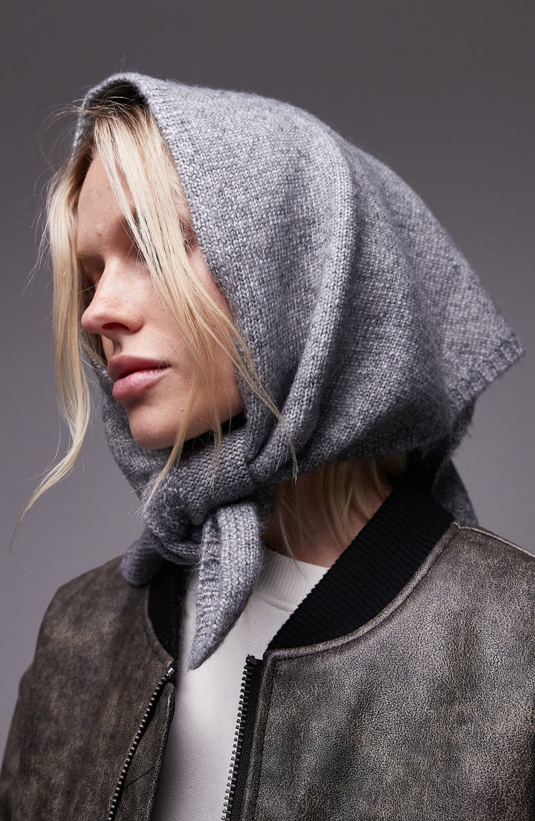 Topshop Heidi Knit Headscarf, Alternate, color, 