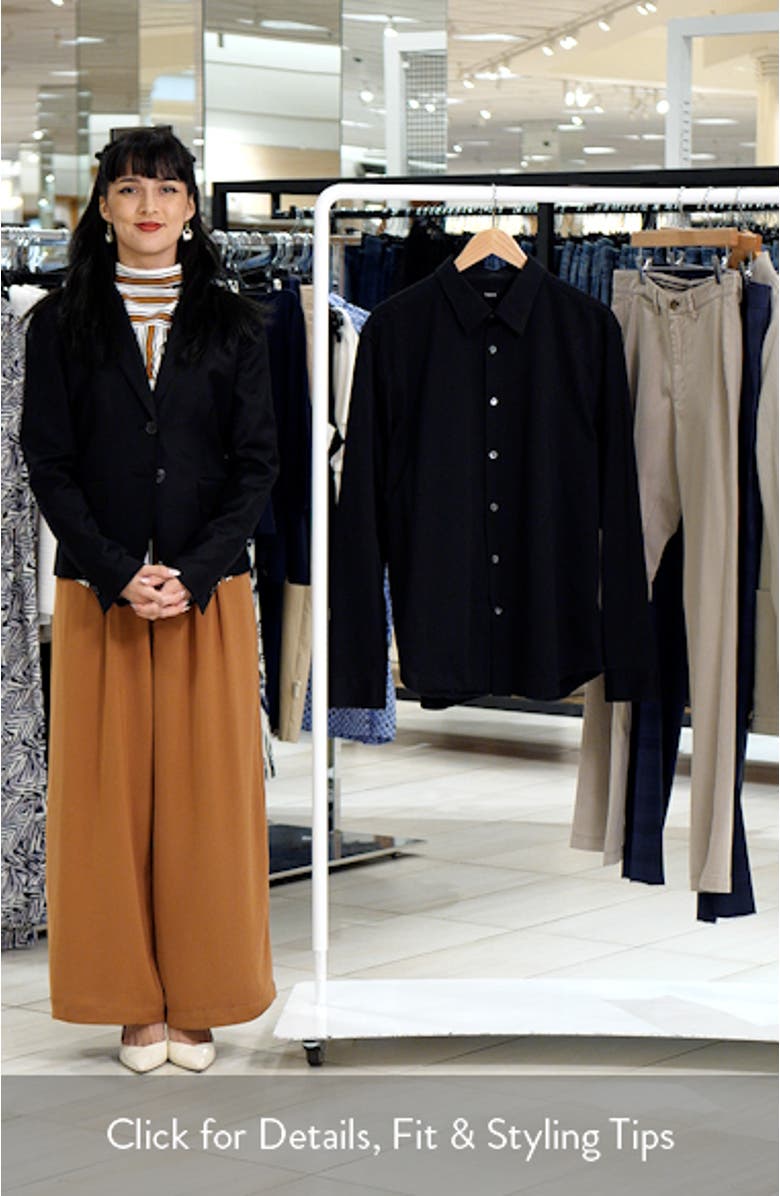 Sylvain ND Structure Knit Button-Up Shirt, sales video thumbnail