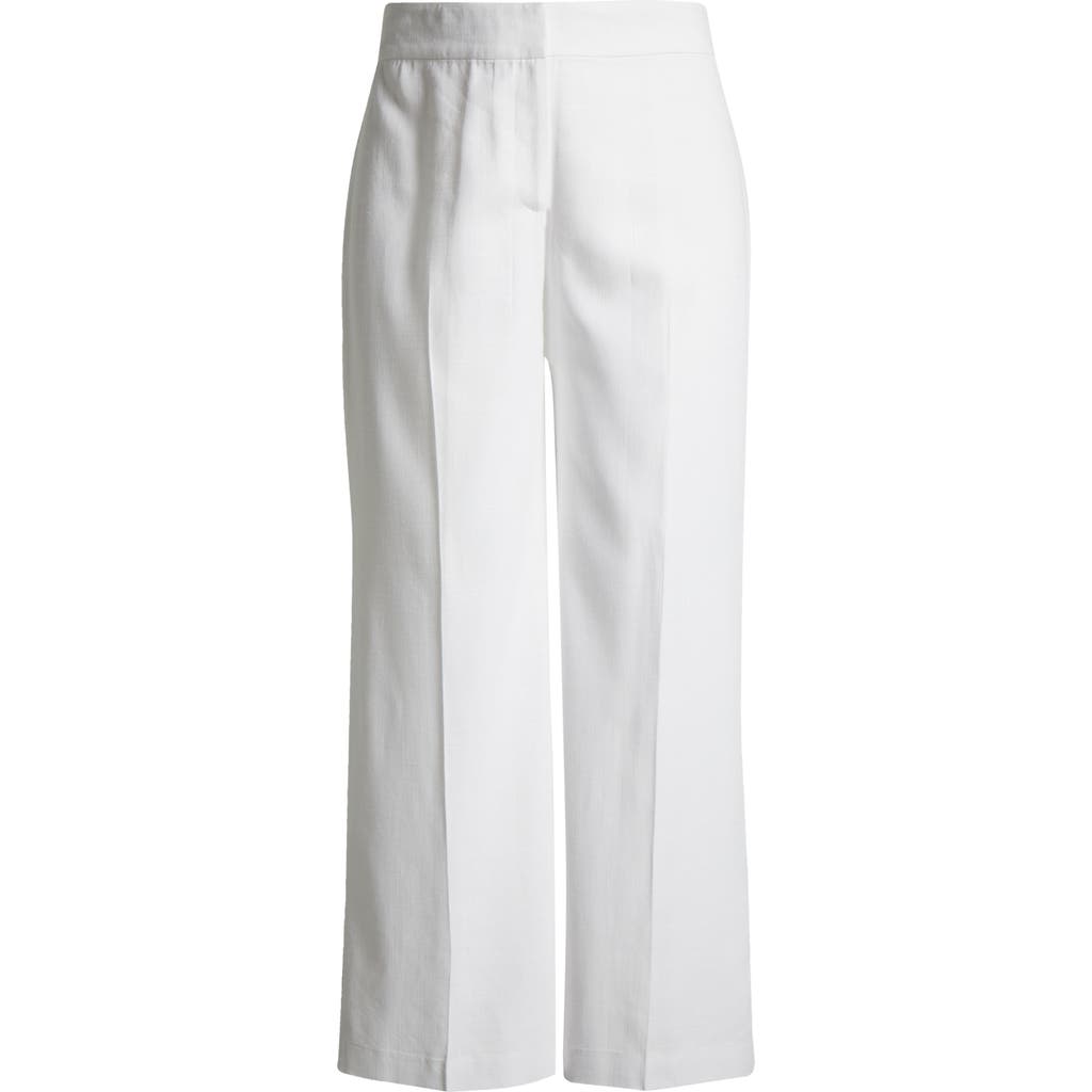Tahari Asl Wide Leg Pants In White