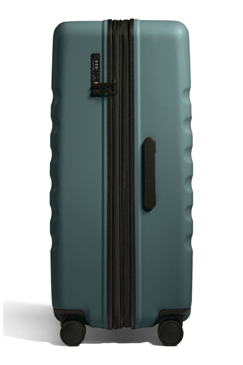 Icon Stripe Large Luggage, Alternate, color, Glade Blue