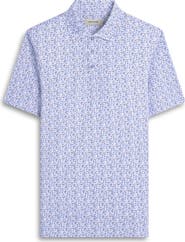 Bugatchi Victor OoohCotton® Cocktail Print Polo