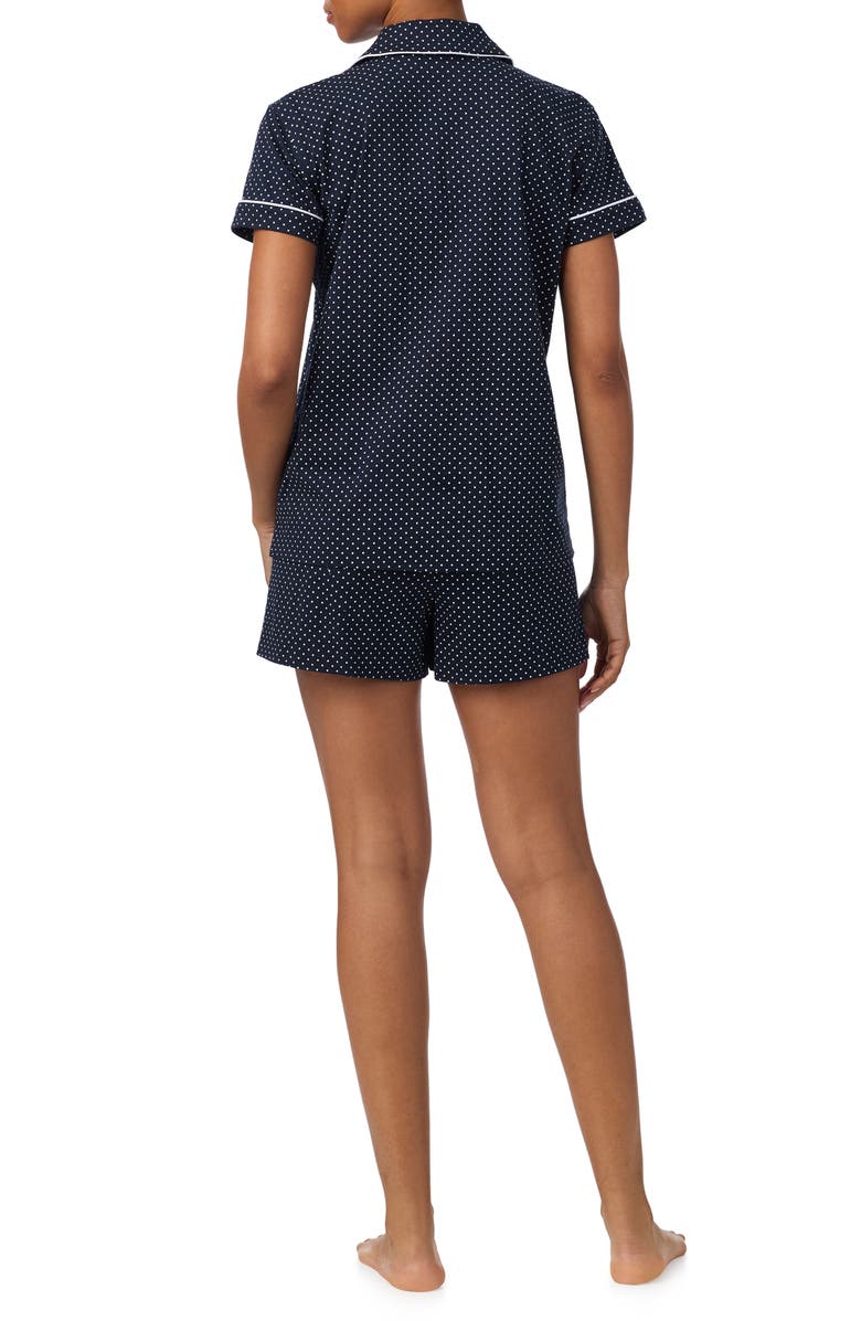 Lauren Ralph Lauren Print Short Pajamas, Alternate, color, Navy Dot