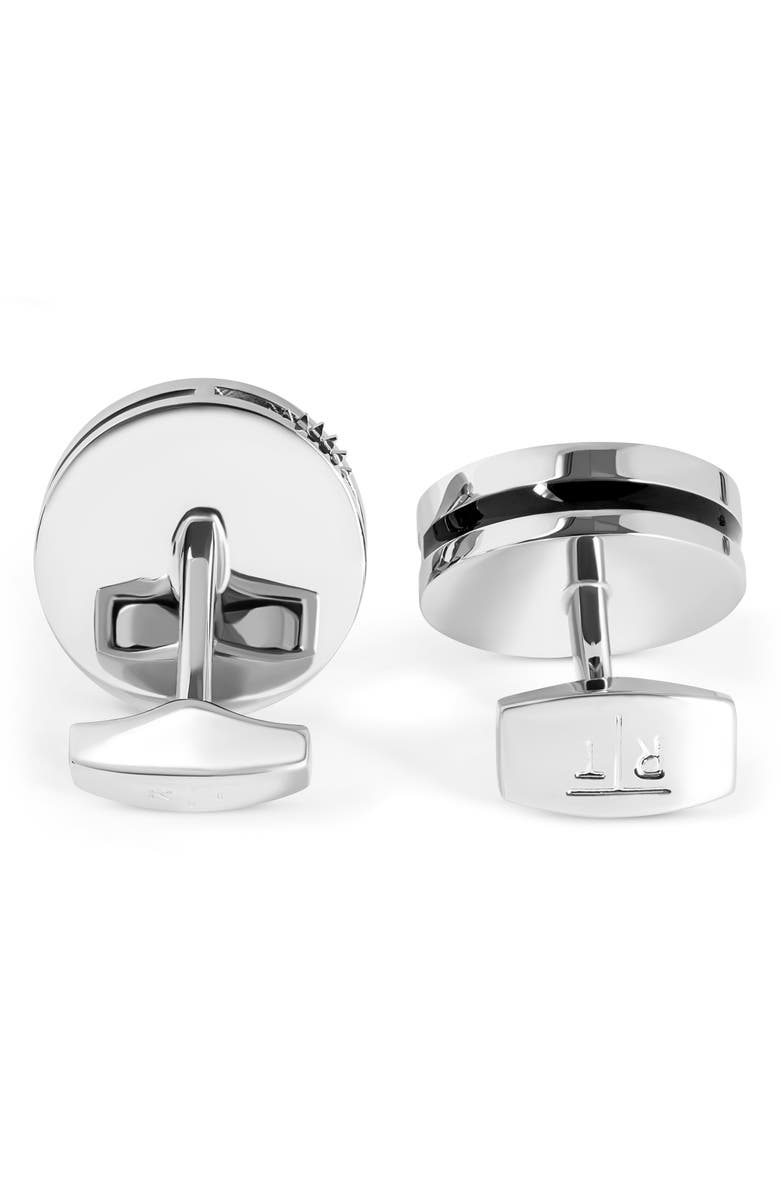 Thompson of London Carousel Gear Cuff Links, Alternate, color, Blue