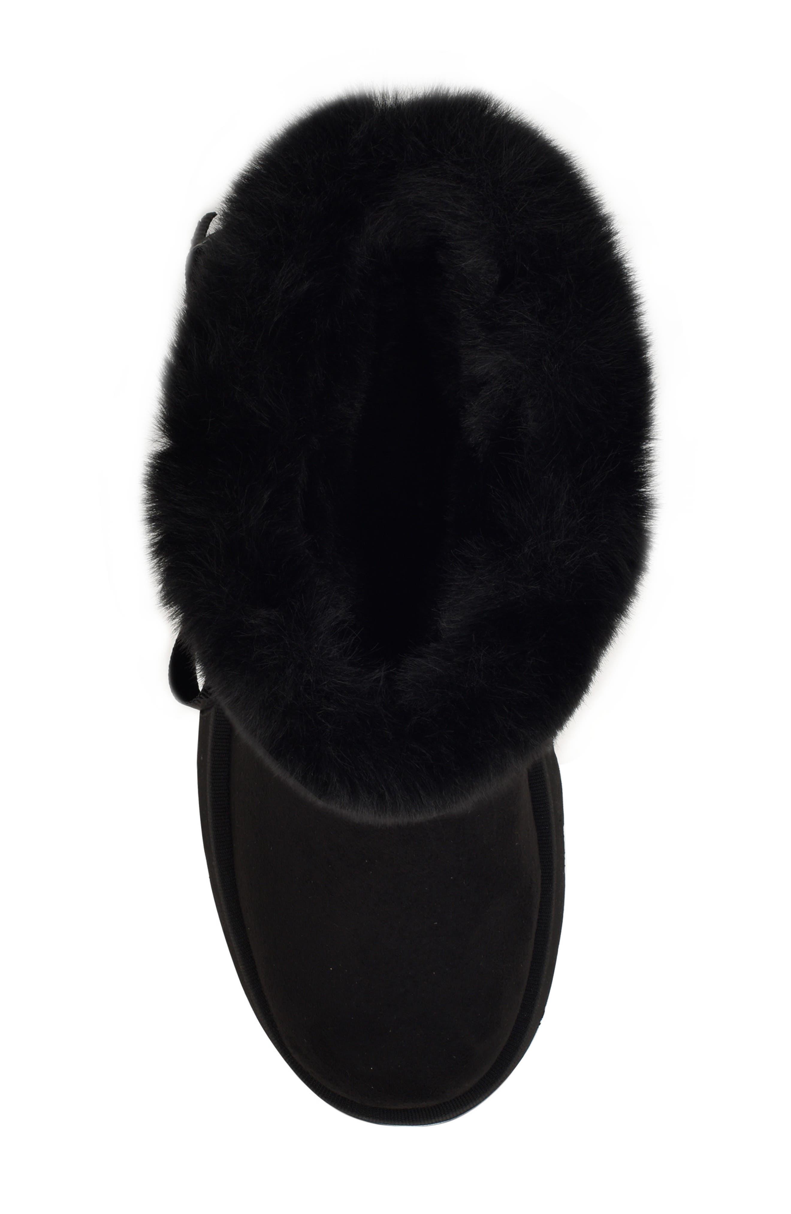 GUESS Denla Faux Fur Bootie, Alternate, color, Black