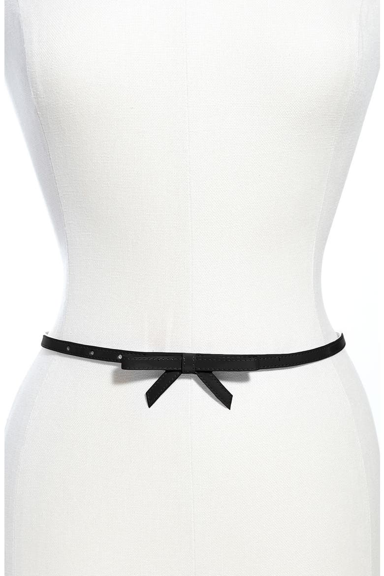 Faux Leather Belt, Main, color, BLACK