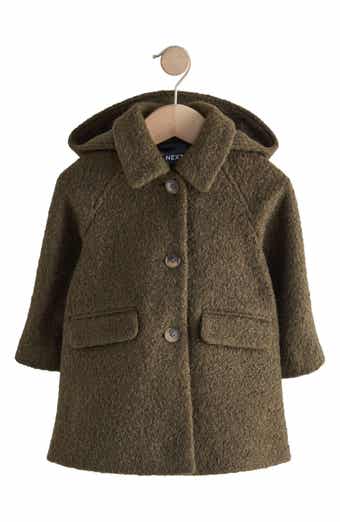 Kids' Hooded High Pile Fleece Coat