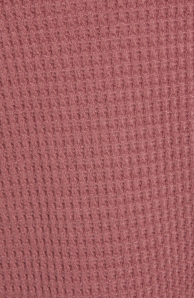 Billabong Days Like This Hooded Waffle Knit Top, Alternate, color, 