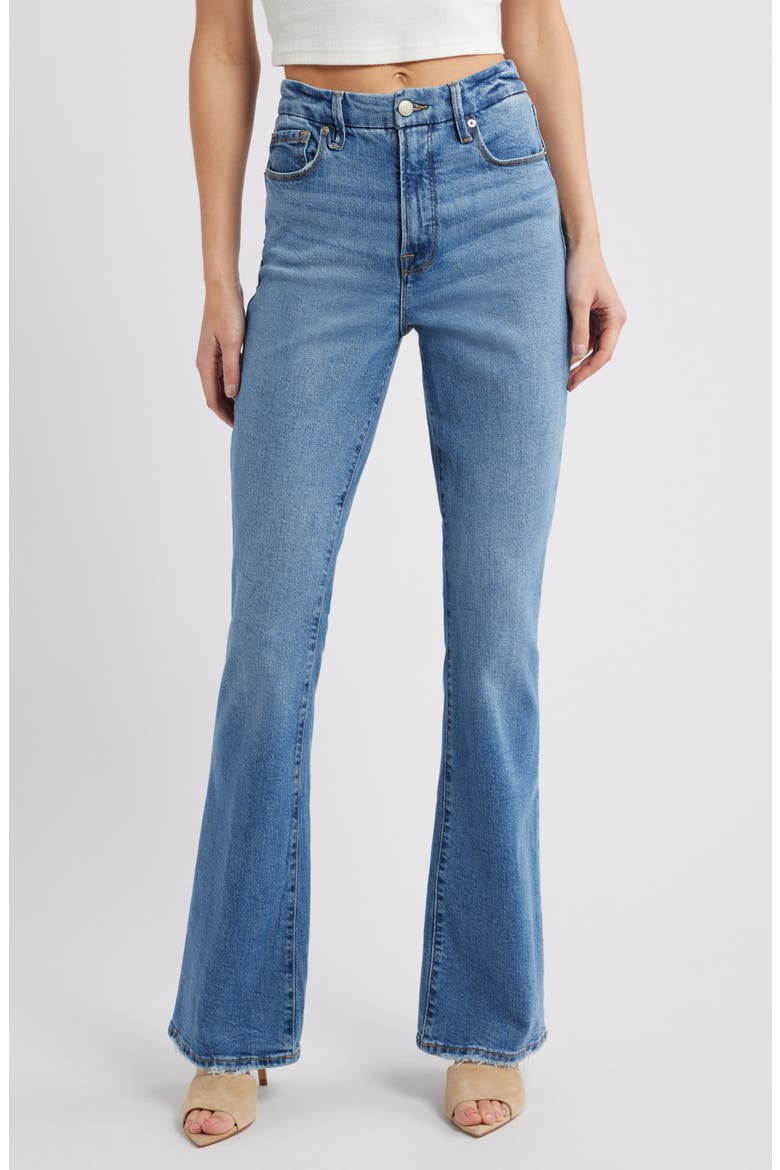 Good Classic High Waist Bootcut Jeans, Main, color, INDIGO692