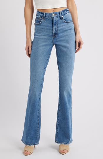 Good American Good Classic High Waist Bootcut Jeans