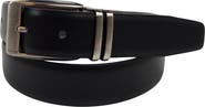 Vince Camuto Reversible Metal Keeper Leather Belt